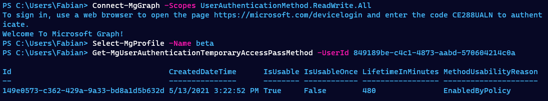 /en/journey-passwordless-temporary-access-pass/images/PowerShellGet-MgUserAuthenticationTemporaryAccessPassMethod.png