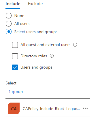 /en/phase-outlegacy-authentication-create-prerequisites/images/AzurePortalCAPolicyIncludeIncludeGroup.png