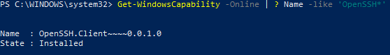 /powershell-ueber-ssh-windows-10-build-1803/images/OpenSSH_ClientInstalled.png